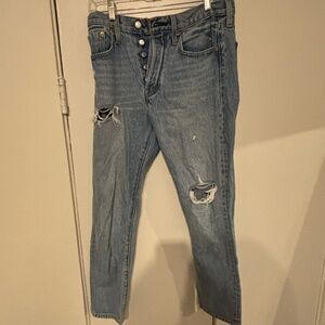 Levi’s 501 ripped skinny jeans